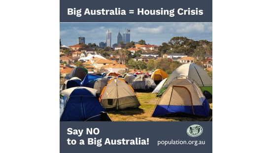 Thousands of Australians call for an end to rapid population growth