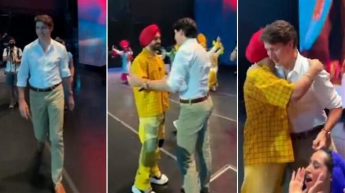ਦਿਲਜੀਤ ਦੋਸਾਂਝ ਦੇ ਸਮਾਗਮ ਵਿੱਚ ਸ਼ਾਮਲ ਹੋਏ ਜਸਟਿਨ ਟਰੂਡੋ ਦਿਲਜੀਤ ਦੋਸਾਂਝ ਦੇ ਸਮਾਗਮ ਵਿੱਚ ਸ਼ਾਮਲ ਹੋਏ ਜਸਟਿਨ ਟਰੂਡੋ
