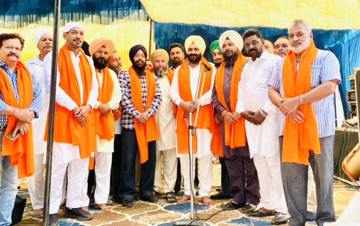 ਵਿਸ਼ਵਕਰਮਾ ਦਿਵਸ ਮੌਕੇ ਵਿਧਾਇਕ ਪਠਾਣਮਾਜਰਾ ਦਾ ਸਨਮਾਨ