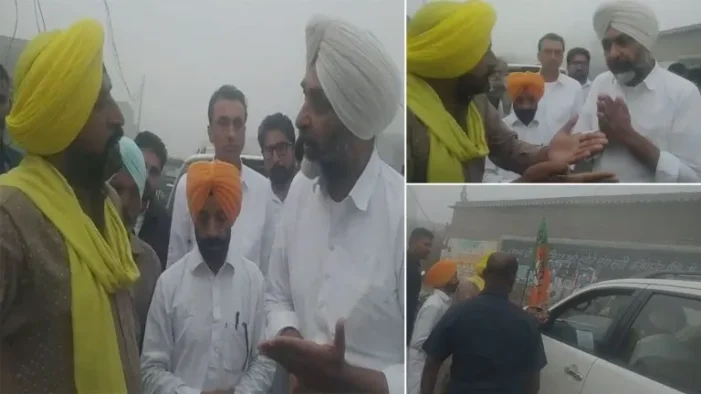 ਕਿਸਾਨ ਆਗੂ ਦੇ ਸਵਾਲਾਂ ਦਾ ਜਵਾਬ ਨਾ ਦੇ ਸਕੇ ਮਨਪ੍ਰੀਤ ਬਾਦਲ