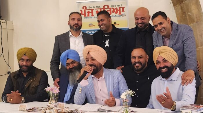 ਵਿਸ਼ਵ ਪ੍ਰਸਿੱਧ ਗੀਤਕਾਰ ਜਸਬੀਰ ਗੁਣਾਚੌਰੀਆ ਦਾ ਸਕਾਟਲੈਂਡ ਵਿੱਚ ਸਨਮਾਨ