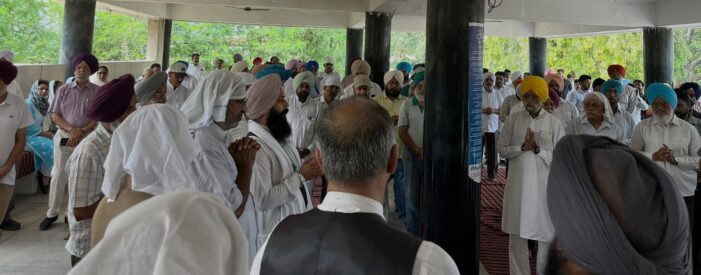 Smt. Satipal Kaur cremated amidst a large gathering, final prayer on 28th September (Sunday)