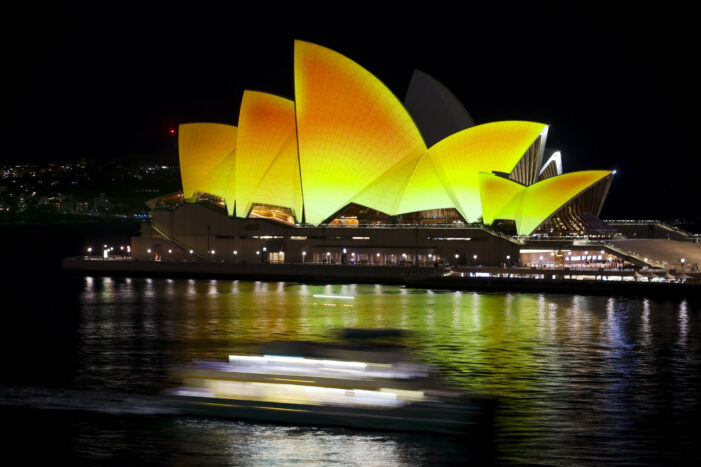 Sydney Opera House glows as a beacon of light for Diwali