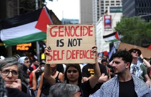 ਆਸਟਰੇਲੀਆ: ਫਲਸਤੀਨ ਪੱਖੀਆਂ ਵੱਲੋਂ ਗ਼ਾਜ਼ਾ ਪੱਟੀ ’ਚ ਸਥਾਈ ਸ਼ਾਂਤੀ ਲਈ ਰੈਲੀਆਂ